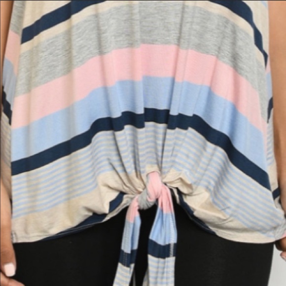 Pastel Stripe Tank - Picture 3 of 4